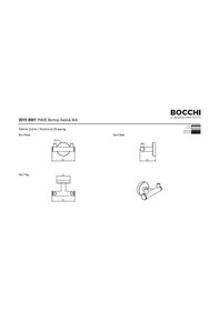 Resim Bocchi Piave Bornoz Askılık İkili Krom 3015-0001 Çok Renkli 