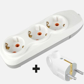 Resim Nilson Quattro 3'lü Topraklı Priz Klemens 