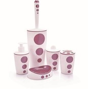 Resim Flora Punto Banyo Seti 5 Parça F325 Mavi 