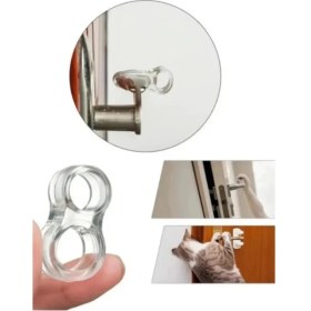 Resim Keskon 4 Lü Paket Kapı Pencere Stoperi Silikon ( Toplam 4 Adet ) | Duvar Koruyucu Tampon | Kapı Arkası Çarpma Önleyici 