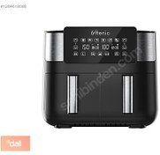 Resim Ultenic K20 Airfryer, Çift Bölmeli Fritöz, 8 Litre Xxl, 2850 W, 