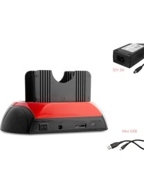 Resim Boblov Harici USB 2.0 2.5- 3.5 Ide+Sata HDD + Kart Okuyucu Docking 
