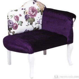 Resim 3A Mobilya Salkım Hanım Sağ Kol Mor Josephine 