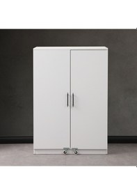 Resim Kiler, Blesk 2 Kapaklı Küçük Erzak Kiler Mutfak Dolabı Beyaz A 