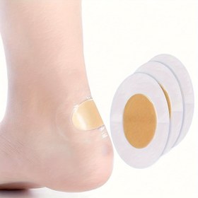 Resim 10 Adet Ultra İnce Topuk Koruyucuları - PVC & Hakiki Deri, Kuru, Çatlamış Topuklar için Çatlama Karşıtı Ayak Bakım Stickerları 