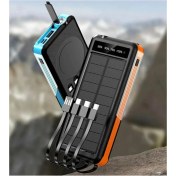 Resim Solar Powerbank 1xusb 10.000MAH LCD Ekran Dahili USB Mikro Type-C Powerbank 