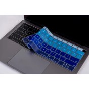 Resim McStorey Laptop Macbook Air Klavye Koruyucu US(ABD) İngilizce Harf Baskılı A1932 ile Uyumlu Ombre 