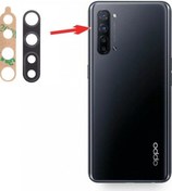 Resim Oppo Uyumlu Reno3 5G Kamera Lens (176383022)-Siyah 