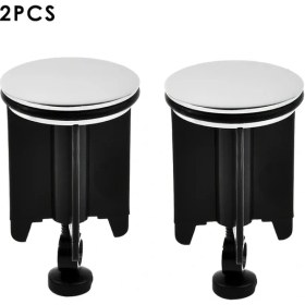 Resim Willowhaven 2 Adet Urtue Mutfak Lavabo Filtresi Siyah Pirinç Pimaş Bataryası Tıpası Pratik 