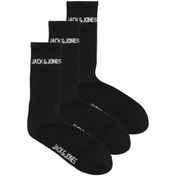 Resim Jack & Jones 12260083 Jacmelvin Tennis Sock 3 Pack Noos Siyah 001 