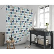 Resim Zethome Jackline Banyo Duş Perdesi 5706 Tek Kanat 1X180X200 