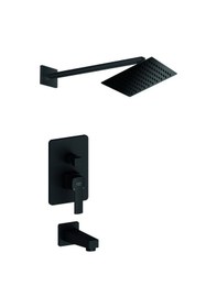 Resim Gpd Ankastre Duş Seti Pedra Siyah 