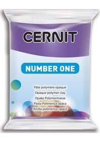 Resim Cernit Polimer Kil Seramik Hamuru Number One 56gr 900 Violet 