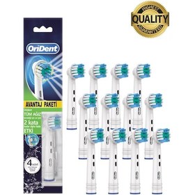 Resim Pro Cleaning Oral-b Uyumlu 12 Adet Yedek Başlık Günlük Derin Temizlik & Premium Quality 