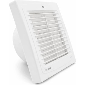 Resim Blauberg Auto 100 Otomatik Panjurlu Plastik Banyo Fanı 98 m3/h Beyaz Renk 100 mm 
