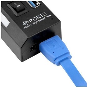 Resim 4 Port Usb 3.0 Hub Çoklayıcı Usb Çoklayıcı 4 Lü Usb 3.0 