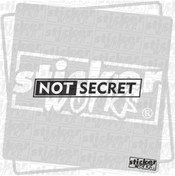 Resim Sticker Works Not Secret Sticker 