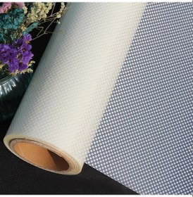 Resim Technosmart 45x100cm Beyaz Noktalı Statik Cam Filmi Kaplama Mutfak Ofis Banyo Pencere 