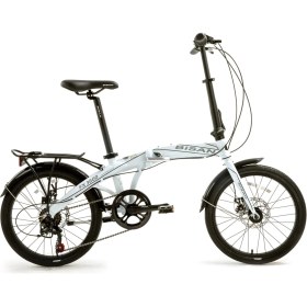 Resim Bisan Fx 3600-6S Katlanır Bisiklet 31 cm Md 20 Jant 6 Vites Beyaz Siyah 