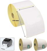Resim Çokaş Promosyon 100x150 Mm Termal Etiket - 250 Sarım / 5 Rulo 