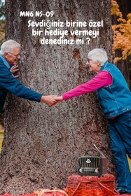 Resim MN6 NS Hediye Seti-Nostaljik Radyo&Kalp Anahtarlık&PilliMum&Yılbaşı Simli Çam&Tebrik Kartı Hediye Kutusu 