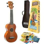 Resim Mahalo Learn 2 Play Ukulele Seri (Kahverengi) 