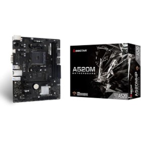 Resim Biostar A520MHP AMD A520 4400 MHz DDR4 AM4 Micro Atx Anakart 