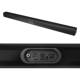 Resim Mikado MD-SB102 2X10W 12V-1.5A BT+USB+AUX+TF KARTLI EV SİNEMA SOUNDBAR SPEAKER 