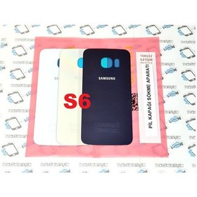 Resim Samsung Galaxy S6 Arka Kapak Batarya Pil Kapağı (Tkz1) 
