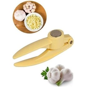 Resim Buffer Pratik Kolay Yıkanabilir Sarımsak Ezme Aparatı Sarımsak Ezici Pres Çok Renkli 