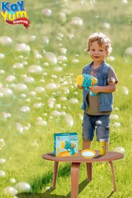 Resim Kayyum Oyuncak Duck Çok Delikli Pilli Köpük Atan Tabanca Oyuncağı 23 Delikli Bubble Gun 