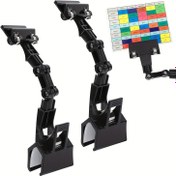 Resim Özelleştirilebilir Çift Başlıklı Klasör - Ofis, Bilgisayar Monitörleri ve Tuval Boyama için Dayanıklı Plastik ile Ergonomik Tutamaklar & Sağlam Taban - Sanatçı & Ofis Malzemeleri Aksesuarları, Taşınabilir Belge Tutucu, Güvenilir Yapı 