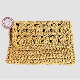 Resim Uretti - Necla 4345 - El Emeği İle Yapılan Kağıt İp Para Cüzdanı 9cm - Kahverengi Kahverengi 