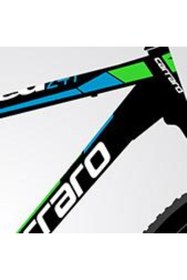 Resim Carraro SPEED 241 24 360H 21-V MD MAT SIYAH-YESIL-MAVI R2 