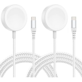 Resim DNR Bilişim Watch Akıllı Saat Şarj Aleti USB-C Watch 1-9, Ultra/Ultra 2 Uyumlu Örgü TYPE C Kablo 1 Metre 