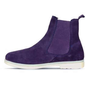 Resim Bueno Shoes Mor Süet Kadın Düz Bot 01wt3300 