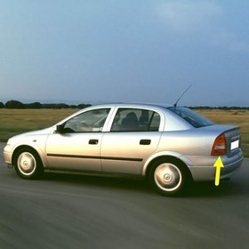 Resim Sol Arka Stop Fren Lambası Sarı Sinyalli Opel Astra G Sedan ile uyumlu 1998-2004 