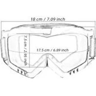 Resim Myg Motosiklet Gözlüğü Süngerli Bant ve Lastik ile Açık Kasklar İçin 