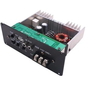 Resim 24v Araba Ses Sistemi Modifikasyonu Ultra İnce Subwoofer Ses Amplifikatör Kartı Rms80w 