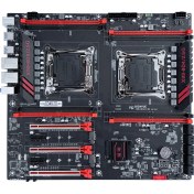 Resim Jginyue 8d4 Intel X99 2666 Mhz Ddr4 Soket 2.5 Gbit Ethernet 2011-3 Çift Işlemci Destekli E-Atx Anakart 