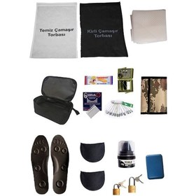 Resim Asker Malzemeleri Seti 14 Parça Asker Malzemesi Yeşil 