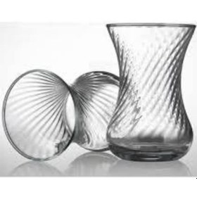 Resim Paşabahçe 12 Adet Ince Belli Optikli Çay Bardağı 42781 