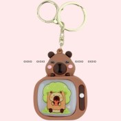 Resim Silver1 Miffy Tavşan Bebek Anahtarlık Kolye Kadın Zarif Diy Boncuklu Çift Anahtarlık Kitap Çantası Çekicilik (Yurt Dışından) 