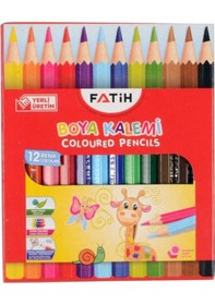 Resim Fatih 12 Renk Küçük Boy Kuru Boya Kalemi Seti 