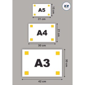 Resim ZiPrinter Kağıt Atık Kutusu Isg Uyarı Levhası Pvc A4 21X30 cm 