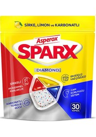 Resim Asperox Sparx Diamond Bulaşık Makinesi Kapsül 30'lu 351 G 3 Adet 