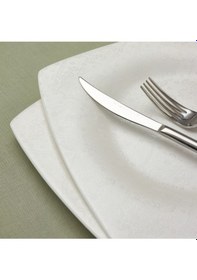 Resim Karaca Fine Pearl Melita 62 Parça 12 Kişilik İnci Yemek Takımı Kare 