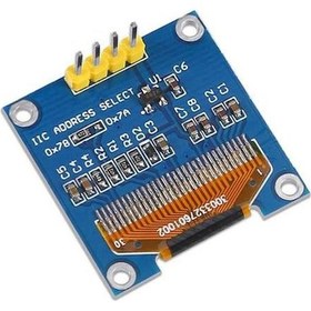 Resim 0.96'' 128x64 Oled Grafik Lcd Ekran - Sarı/Mavi 