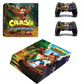 Resim cosy home gift Crash Bandicoot Playstation 4 Pro Uyumlu Full Sticker Kaplama 