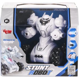 Resim MCM Group SYR-666-861 Kumandalı Şarjlı Işıklı Roket ve Buhar Atan Robot Araba -Vardem Oyuncak 